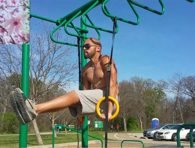 Rings Fitness Adult Gymnastics Training Pull-Ups Indoor Fitness Equipment Home Stretching Exercise Spine Traction - Rooted Regenerative: Sustainable Foods for the Future