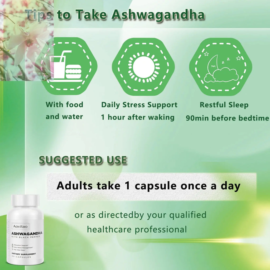 Ashwagandha Supplements Capsules Vegan Stress Relief Immune Support Supplement Balanced Energy Levels And Mood Organic - Rooted & Regenerative: Sustainable Foods for the Future Rooted & Regenerative: Sustainable Foods for the Future Health & Welness