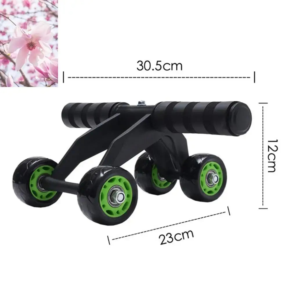 Four-wheeled Abdominal Roller Home Exercise Abdominal Muscle Fitness Equipment - Rooted Regenerative: Sustainable Foods for the Future