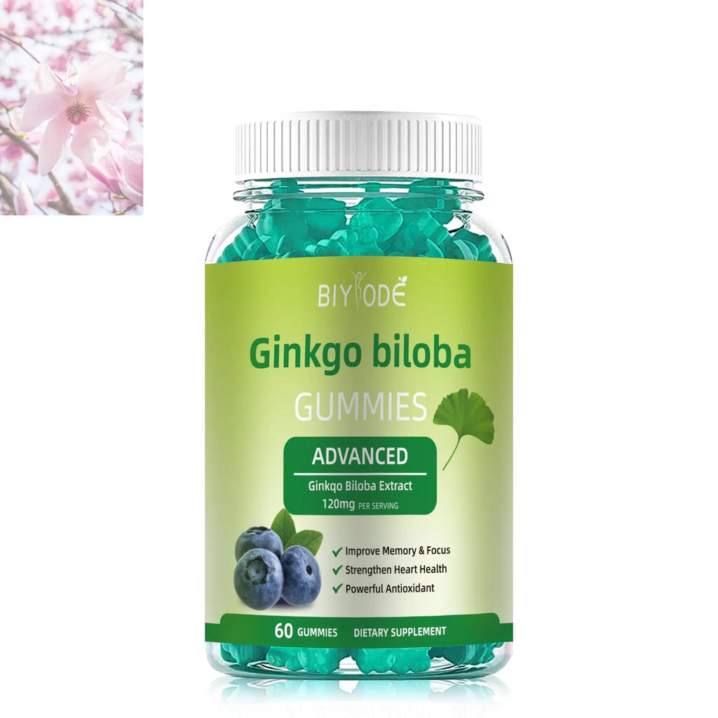 Fast Shipping Ready Stock Wholesale Herbal Supplements Ginkgo Biloba Gummies For Memory & Focus Support - Rooted Regenerative: Sustainable Foods for the Future