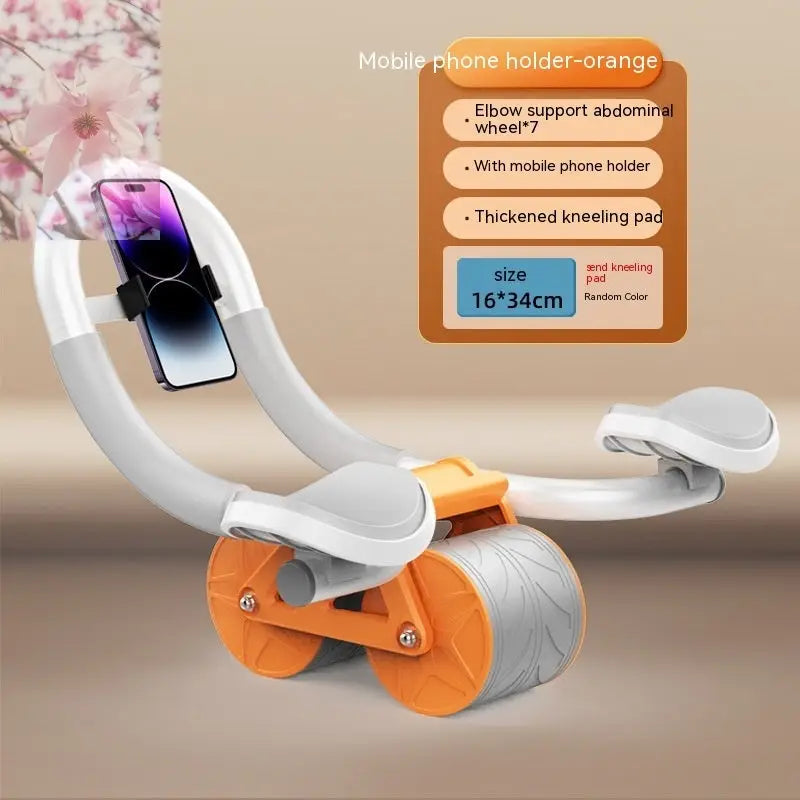 Abdominal Wheel Rebound Exercise Fitness Equipment - Rooted & Regenerative: Sustainable Foods for the Future Rooted & Regenerative: Sustainable Foods for the Future Rooted & Regenerative: Sustainable Foods for the Future With-Phone-Holder