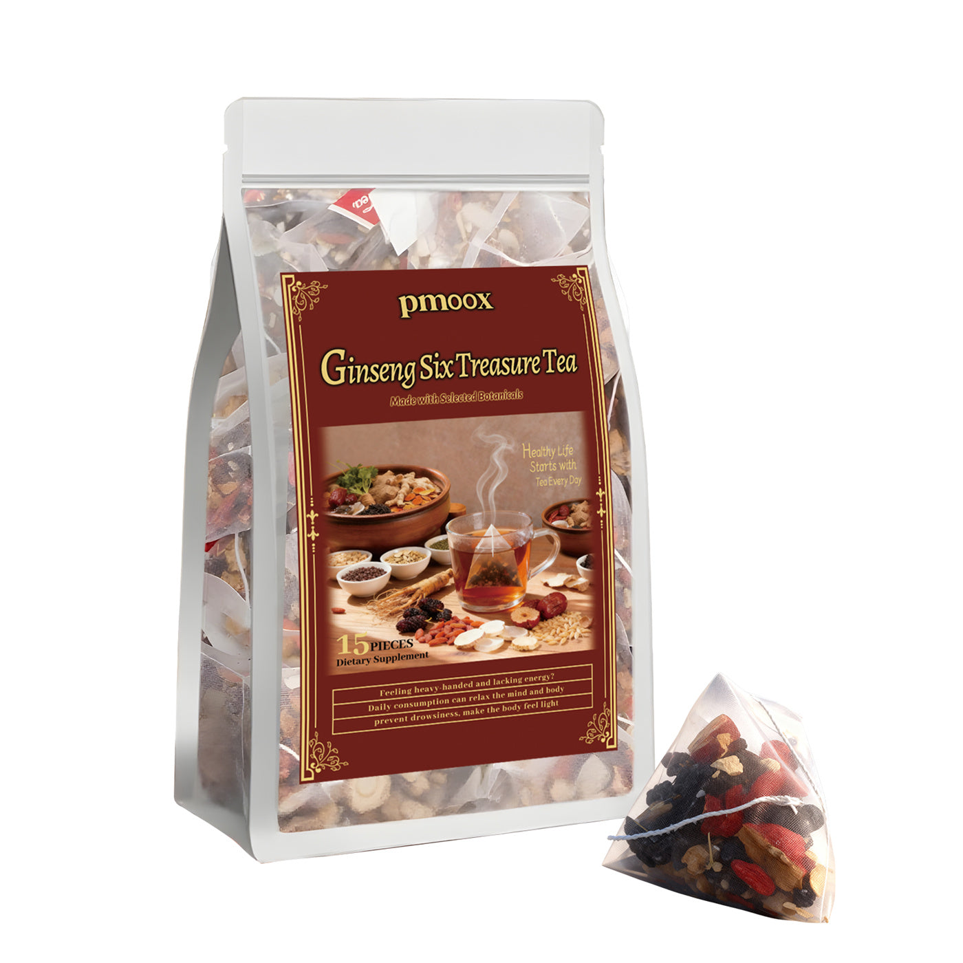 Ginseng Liubao Qixue Health Tea Rooted & Regenerative: Sustainable Foods for the Future Rooted & Regenerative: Sustainable Foods for the Future Health & Welness Rooted Regenerative: Sustainable Foods for the Future