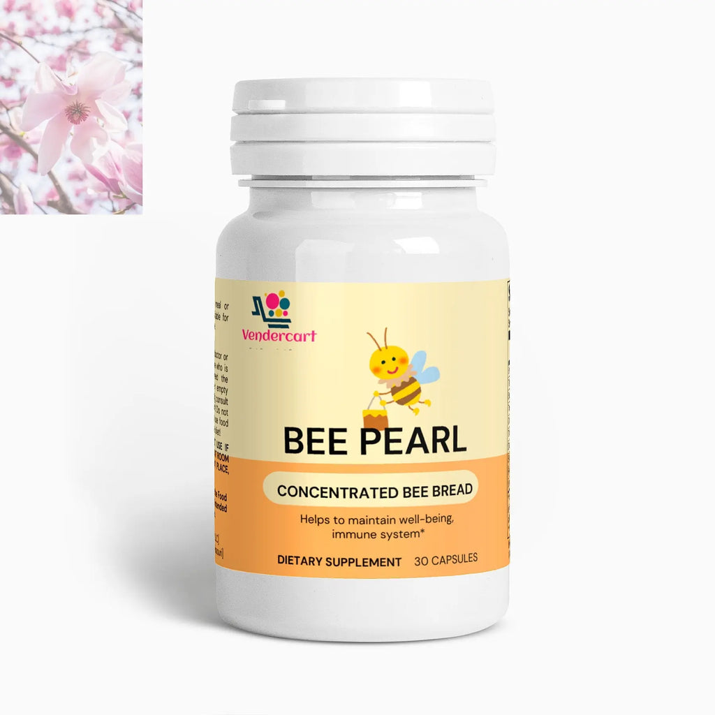 Bee Pearl Capsules Natural Immunity, Energy, And Skin Health Support - Rooted Regenerative: Sustainable Foods for the Future