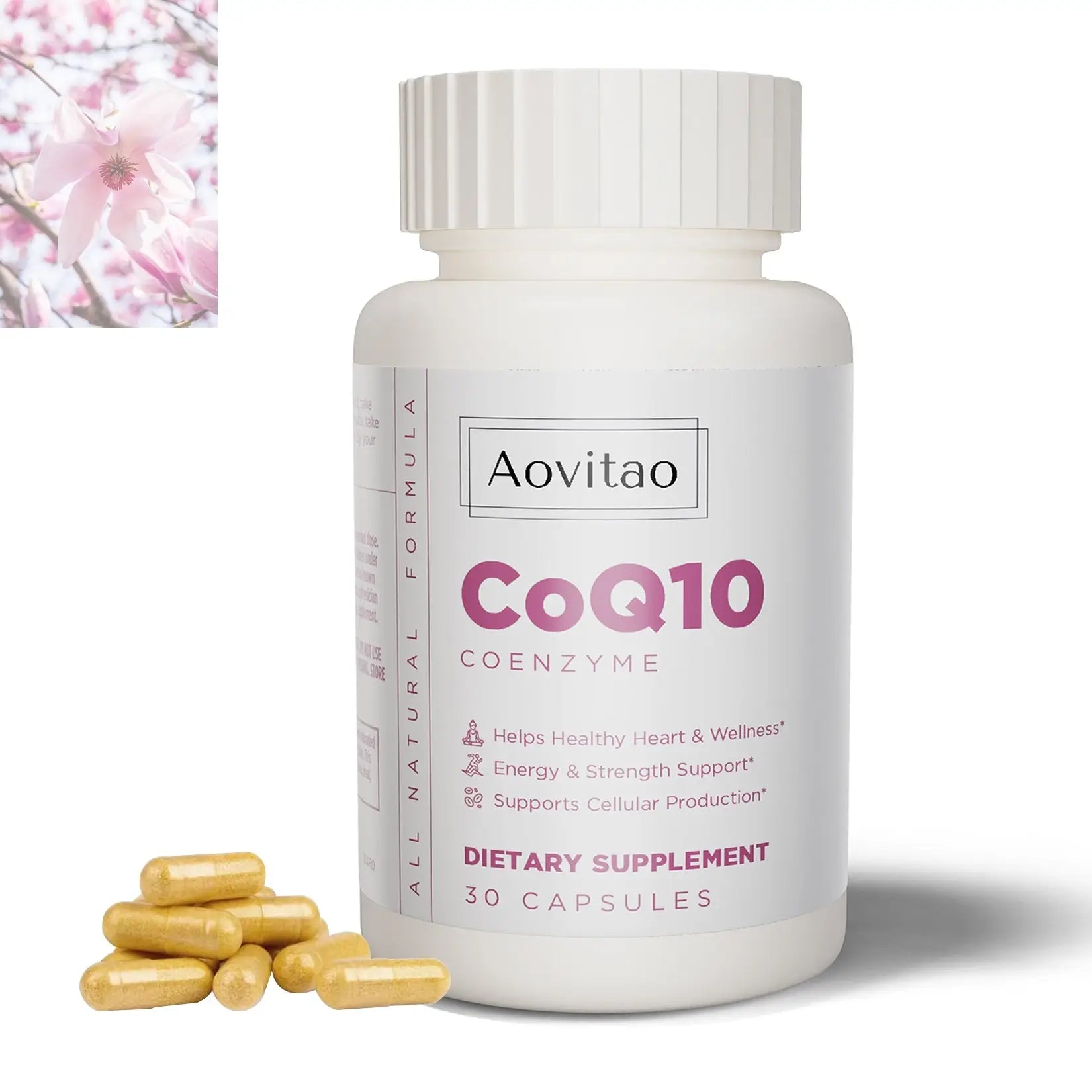 CoQ10 For Women Female Q10 Antioxidants Detox Menopause Immuse 200mg 30 Veg Non-GMO And Gluten Free Immune Supplement - Rooted Regenerative: Sustainable Foods for the Future