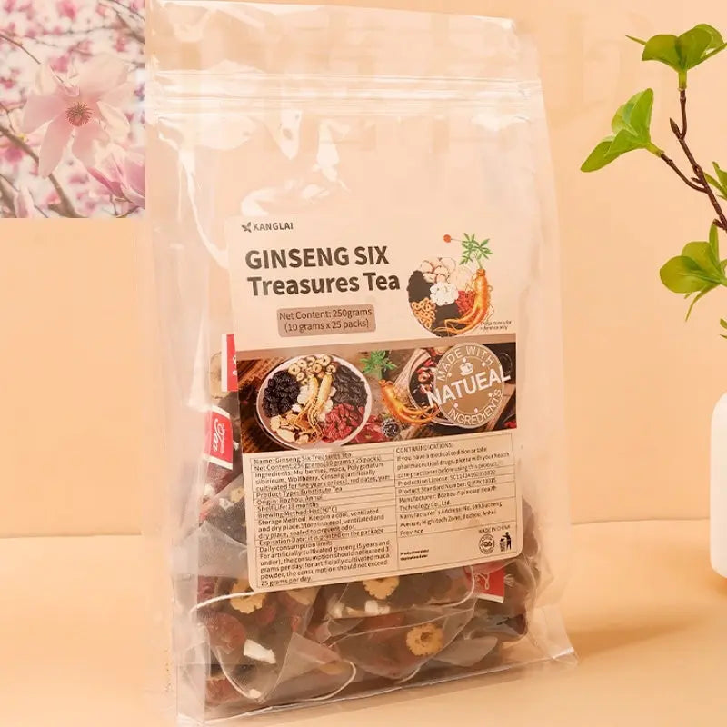 Six-Ingredient Ginseng Tea For Mens Health And Well-Being - Rooted Regenerative: Sustainable Foods for the Future