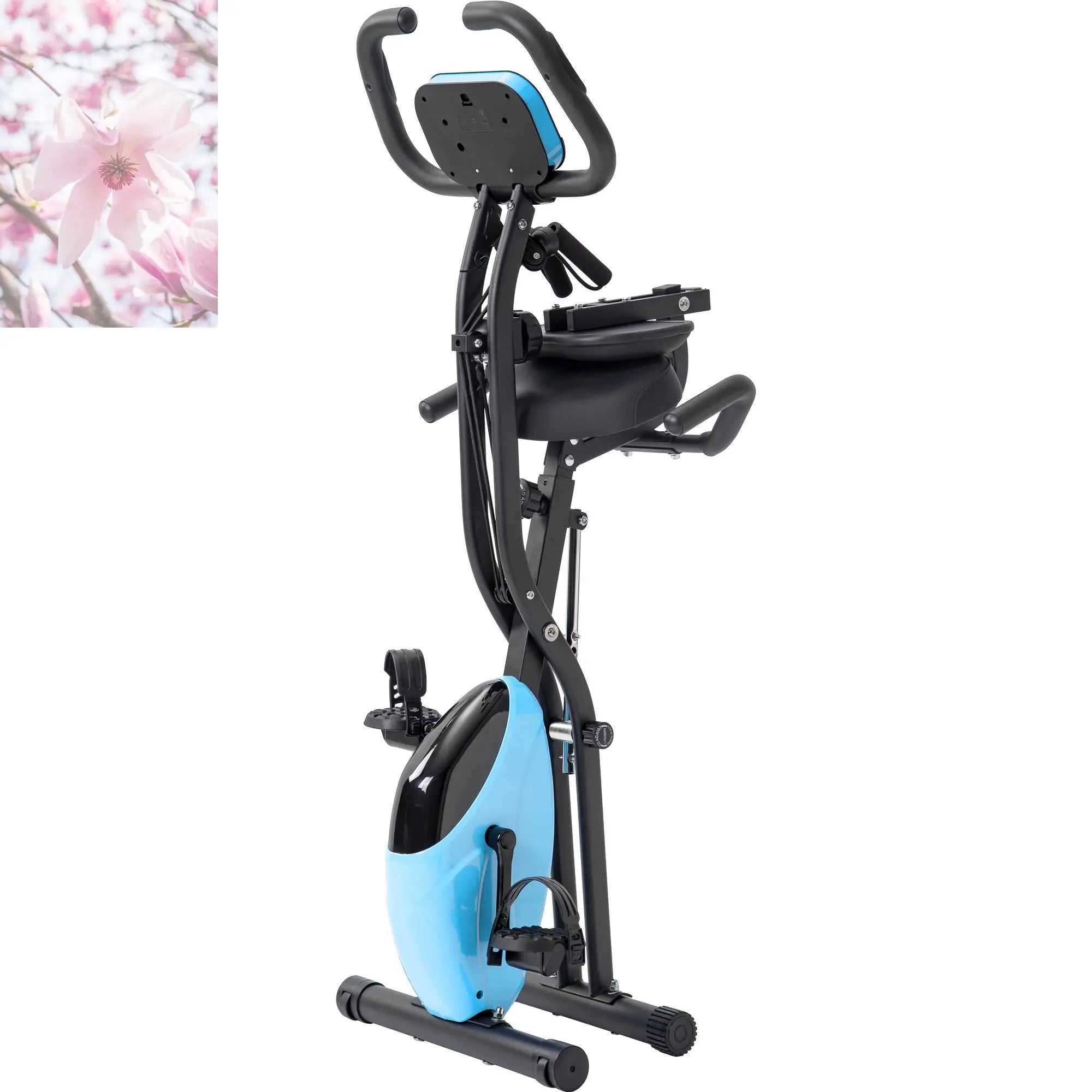 Folding Exercise Bike Fitness Upright And Recumbent X-Bike With 10-Level Resistance - Rooted Regenerative: Sustainable Foods for the Future