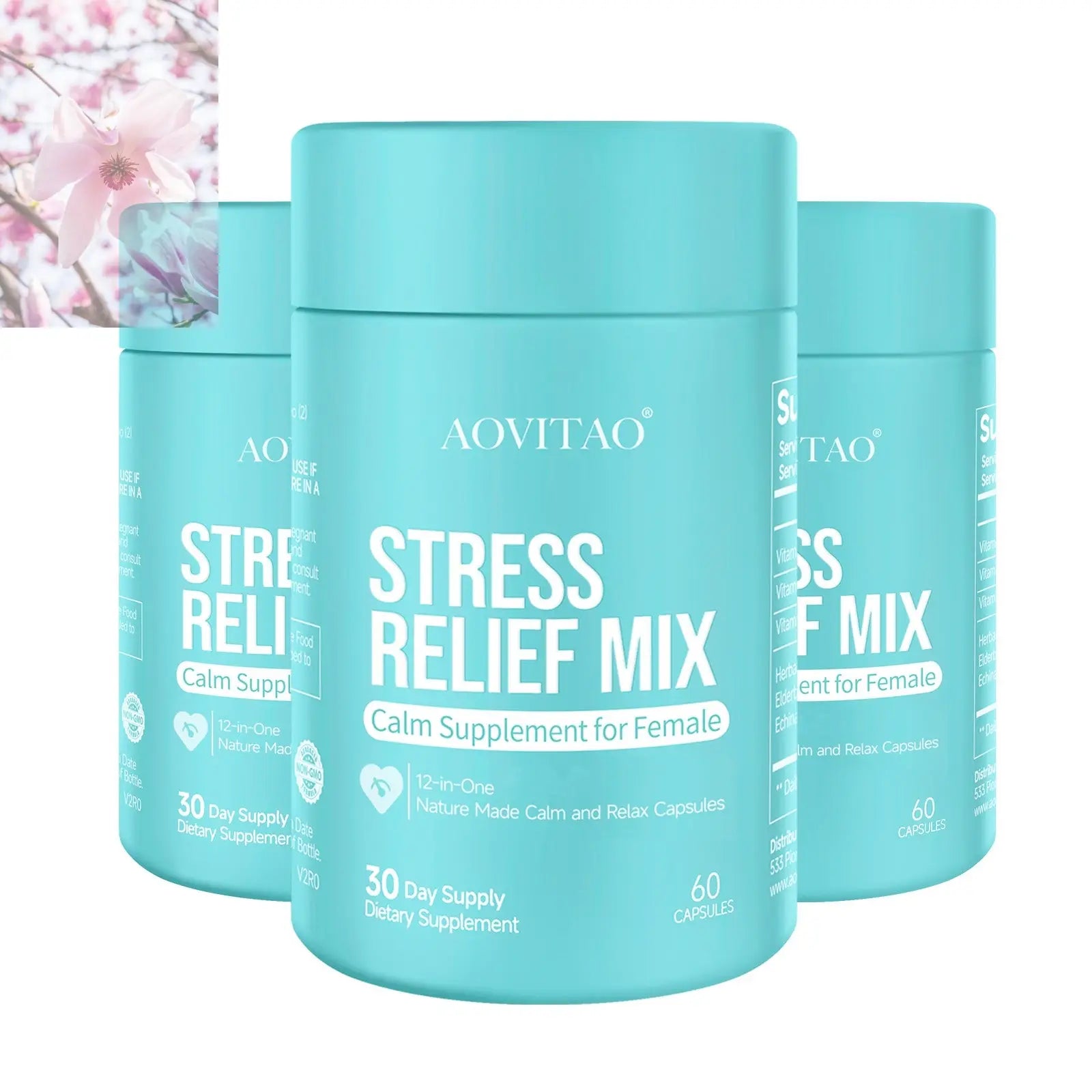 Ashwagandha For Women Supplement With L-Theanine Magnesium, Stress Relief, Focus And Relaxation Support Anxiery Pill - Rooted Regenerative: Sustainable Foods for the Future