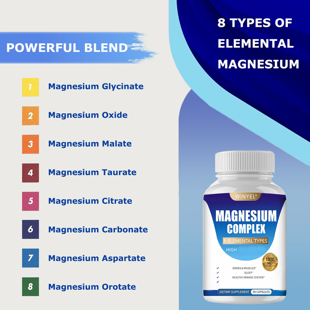 MAGNESIUM COMPLEX Wellness Capsules With Malate & Glycinate And 8 ELEMENTAL MAGNESIUM, Supports Health 90 Capsules, Dietary Supplement. Rooted & Regenerative: Sustainable Foods for the Future Rooted & Regenerative: Sustainable Foods for the Future Health & Welness Rooted Regenerative: Sustainable Foods for the Future