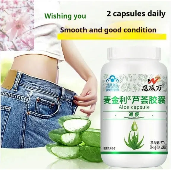 Aloe Capsule Health Care Intestinal Constipation - Rooted Regenerative: Sustainable Foods for the Future