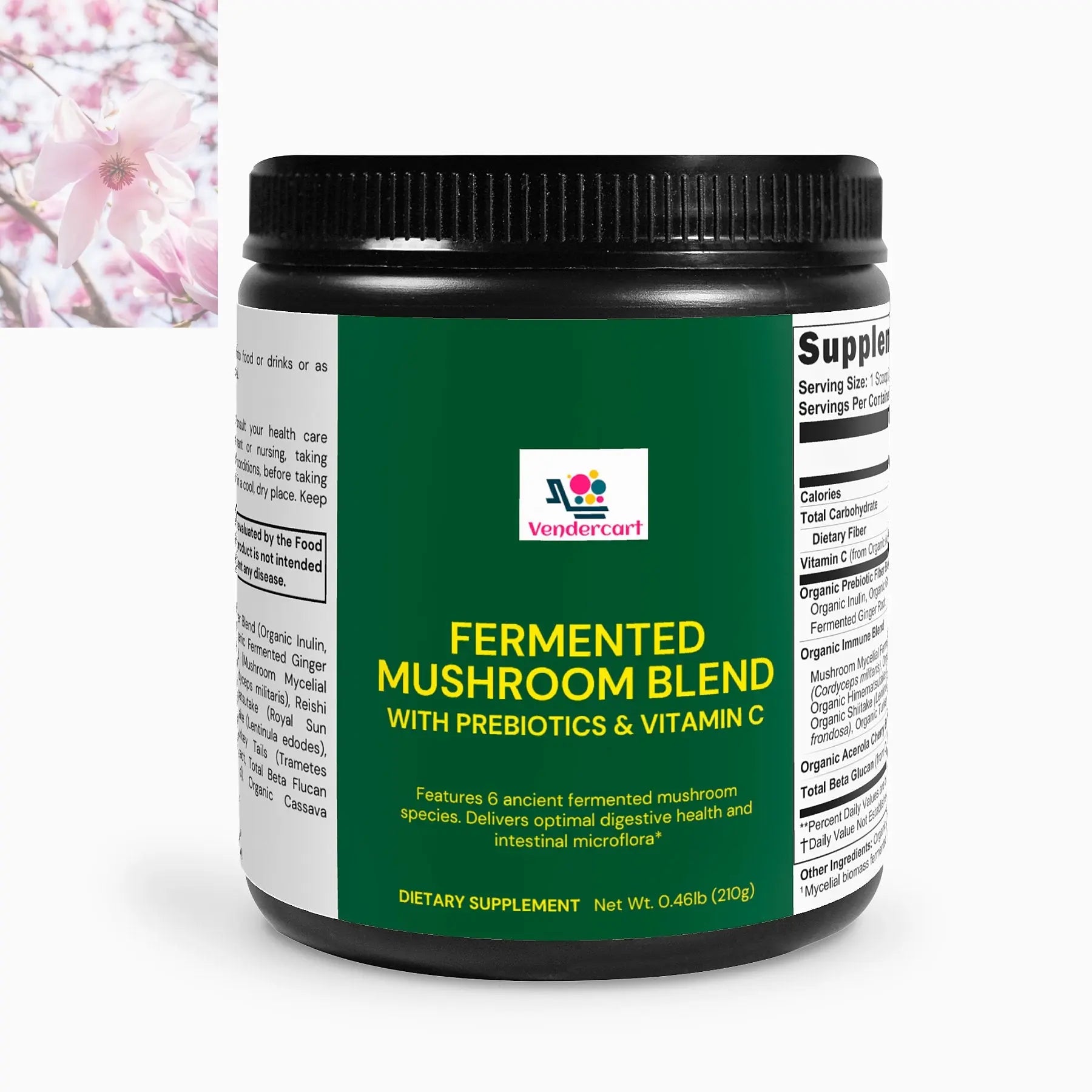 Fermented Mushroom Blend Immune Gut Health Support With Maximum Absorption - Rooted Regenerative: Sustainable Foods for the Future