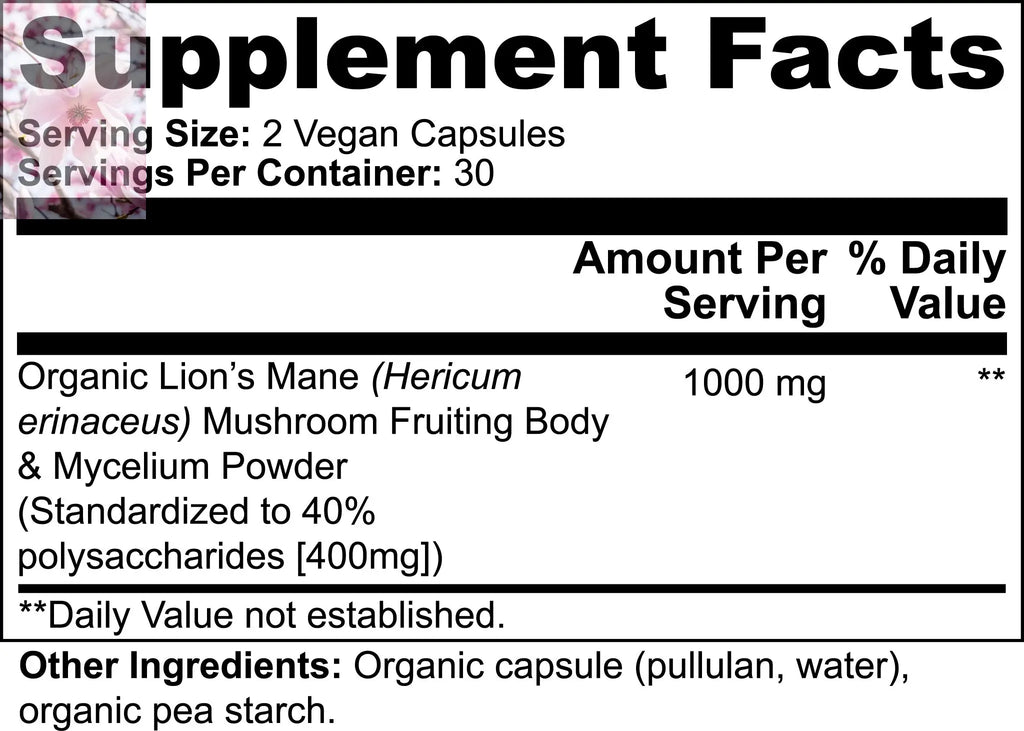 Lions Mane Mushroom Supplement Cognitive Support, Focus - Rooted Regenerative: Sustainable Foods for the Future Lions Mane Mushroom Supplement Cognitive Support, Focus Rooted & Regenerative: Sustainable Foods for the Future Health & Welness Rooted Regenerative: Sustainable Foods for the Future 