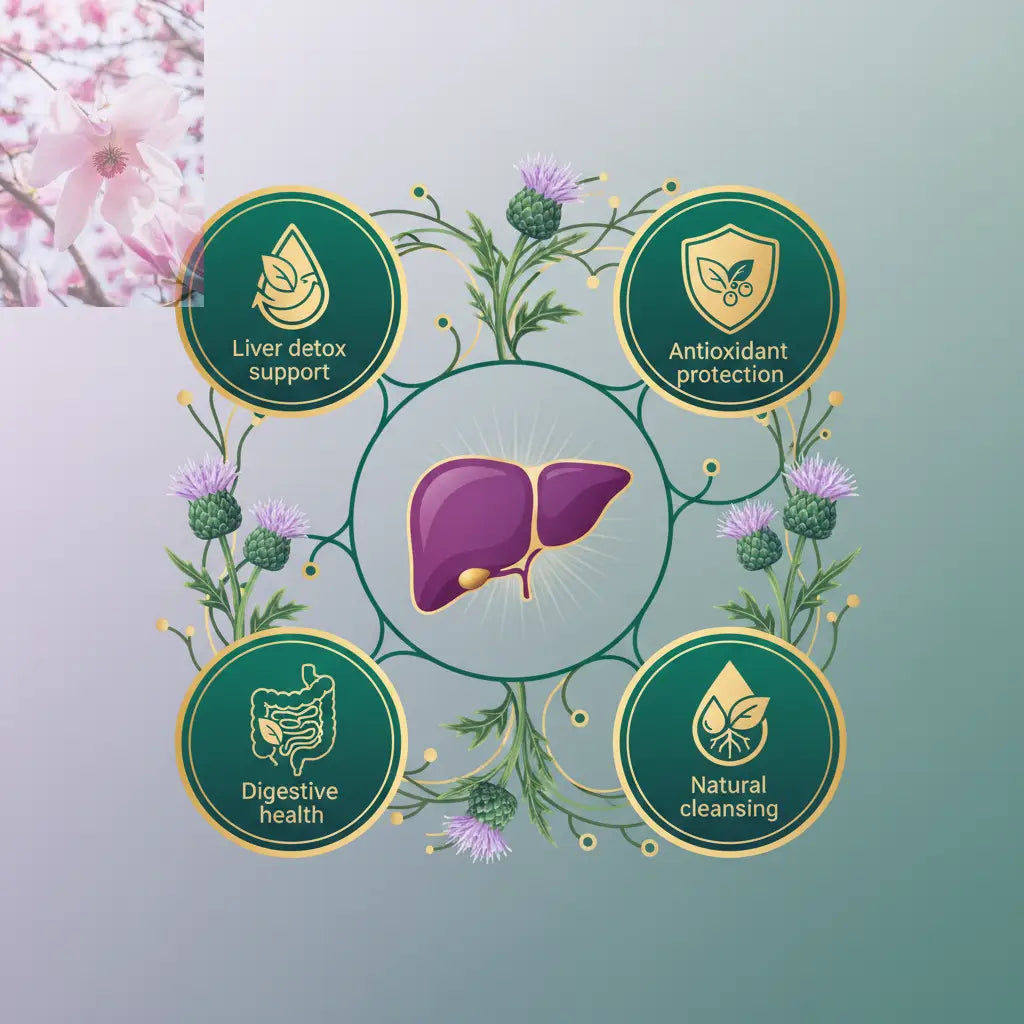 Liver Health Supplement Support Milk Thistle Capsules - Rooted & Regenerative: Sustainable Foods for the Future
